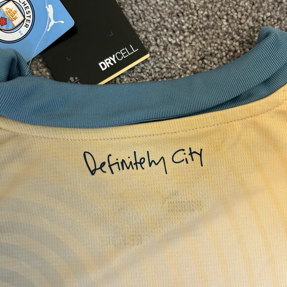 Puma Men's Manchester City MCFC 24/25 Soccer Jersey Size L - Large - NWT $95 - Picture 9 of 16